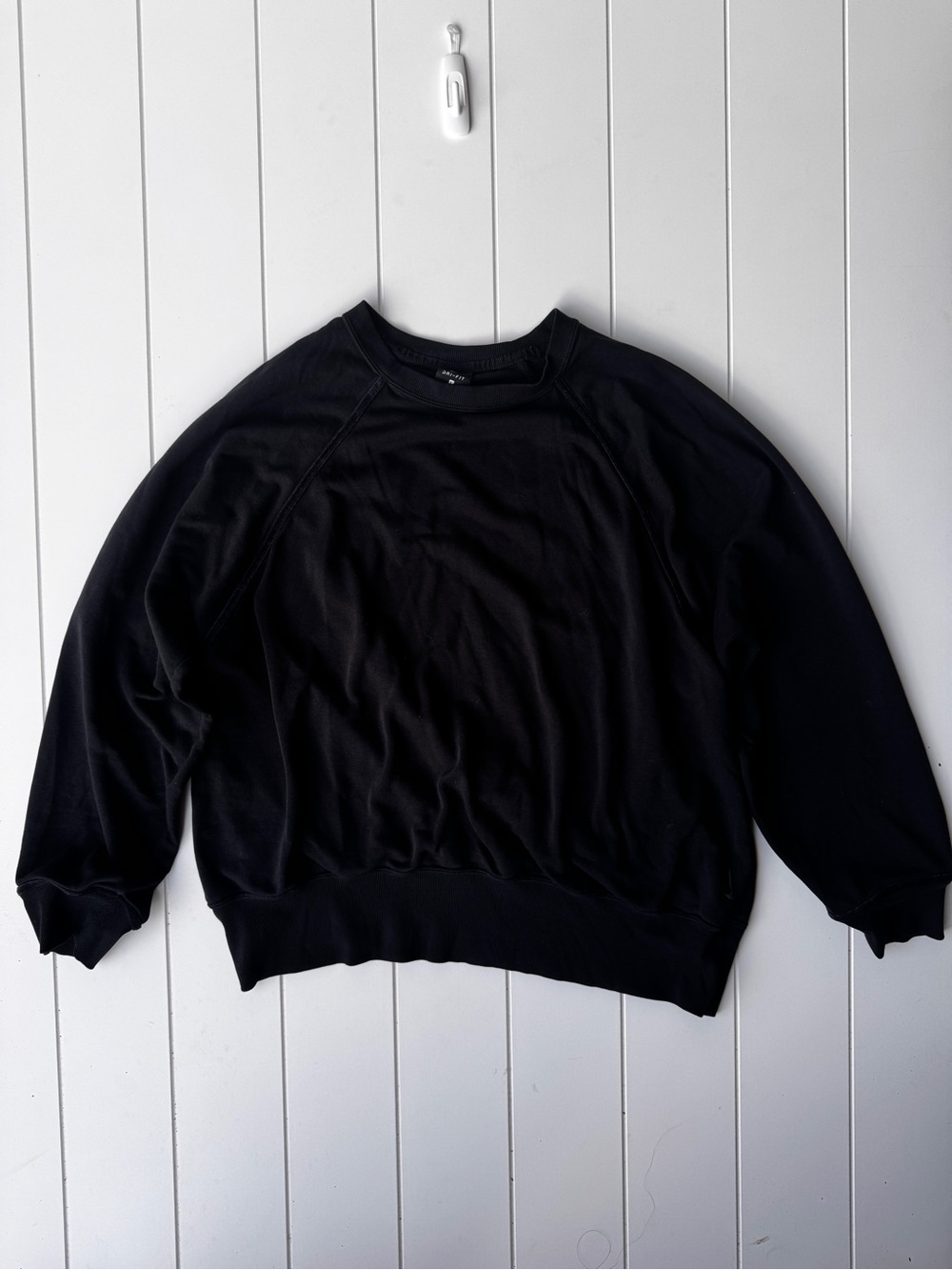 Nike Black Minimalist Crewneck Sweatshirt Pullover Oversized